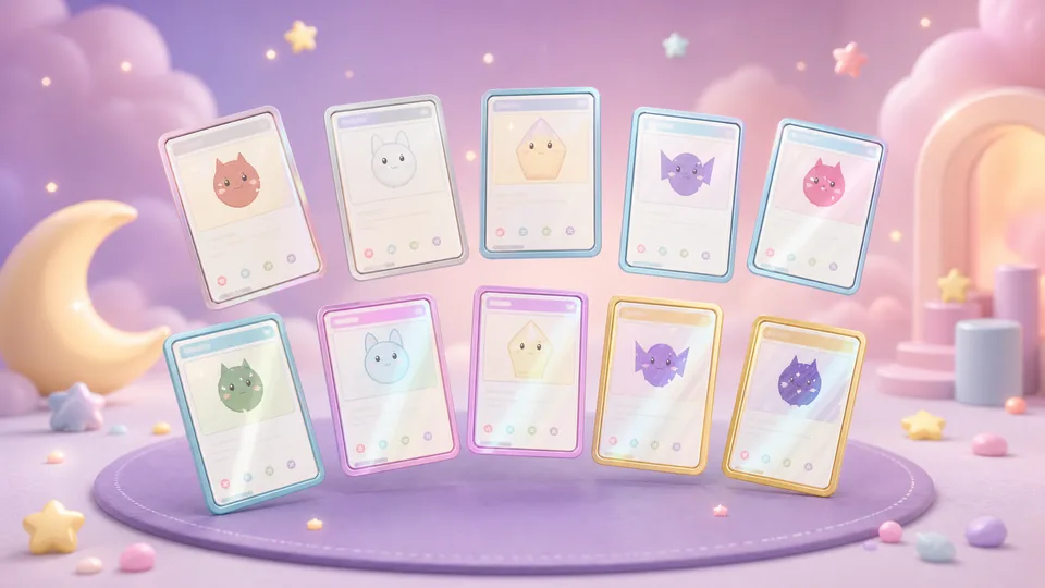Card Game keepsake pack and collectible cards