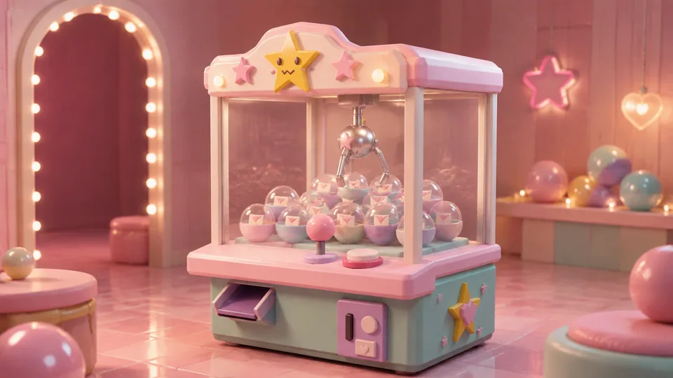 Interactive Claw Machine capsule surprise